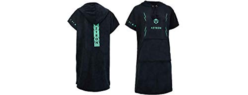 Preisvergleich Produktbild Aztron Starway Poncho aus Mikrofaser, Unisex, für Erwachsene, Schwarz, L