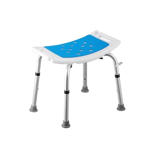 Asiento baño ergonómico pies,Silla Ducha Interior ensanchada,Patas Ajustables en Altura y Que Ahorra Espacio,para Uso Dormitorio baño(Style 1,Mat 1)