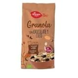 Pack 2x350g Granola Chocolate y Coco | Selección BIO | Certificado Sin Gluten (SG) | Calidad Vegana | Horneado Crujiente | Sin Azúcares Refinados | Energía de Liberación Sostenida