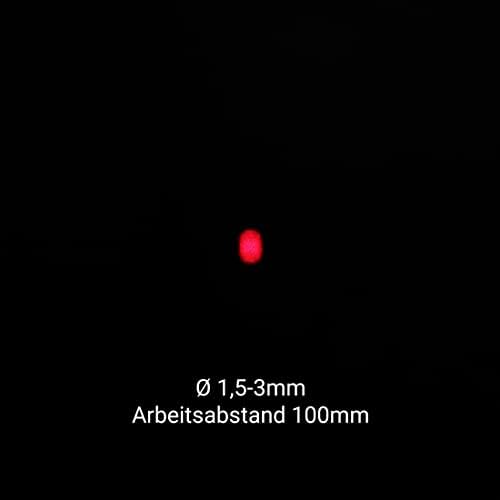 Lasery punktowe, czerwony, 650nm, 0.4mW, Ø15x67mm, Laser Class 1, Ognisko fixed (5.0m) - 70112573