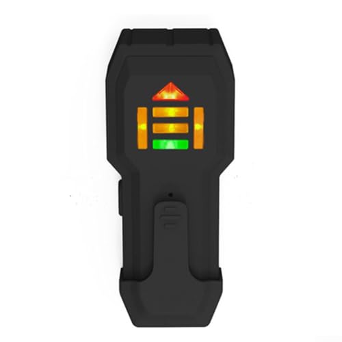 Detector electrónico de pernos prisioneros 5 en 1, con alarma de audio de batería y pantalla LCD HD, para detección de pernos metálicos de alambre de CA de madera