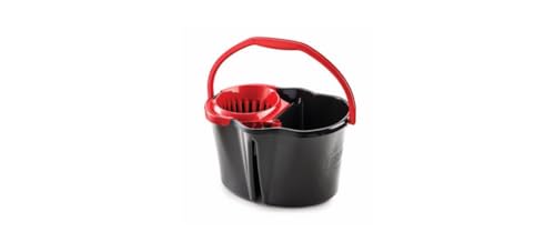image for Libman Polypropylene Mop Bucket with Wringer, 4 Gallon, Black