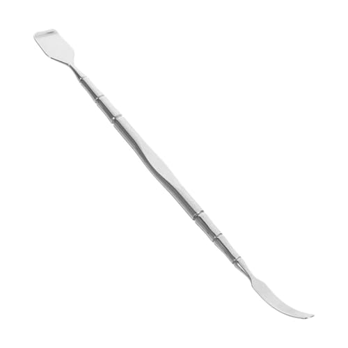 Beavorty Espátula Para Puntos Negros Herramienta Para El Cuidado De La Piel Para Eliminar Puntos Negros Completo De Acero Inoxidable Y Color Plateado
