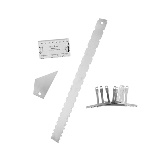 AKOOSY ギター弦距測定定規 ノッチ付き弦高ゲージ 電気 アコースティック対応 ポータブル設計 精密調整用ルチアーツール メンテナンス必須