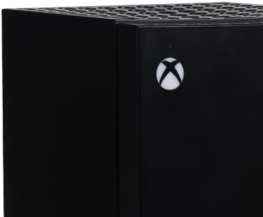 Ukonic Xbox Series X Replica Mini Fridge, 8-Can Cooler, AC/DC Powered, Thermoelectric, Portable Storage for Snacks and Drinks, Gamer Essential