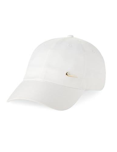 Image of Nike Unisex Adult Dri-FIT Club Unstructured Metal Swoosh Cap Hat | Mens and Womens
