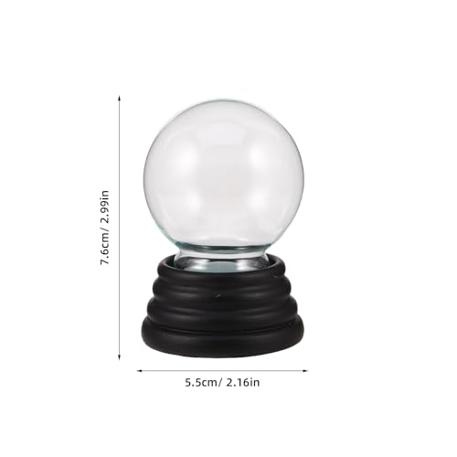 Cúpula de vidrio de 55mm para bolas de nieve DIY DOITOOL 3