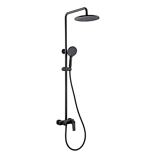 Système de douche anti-calcaire pour résoudre les variations de pression