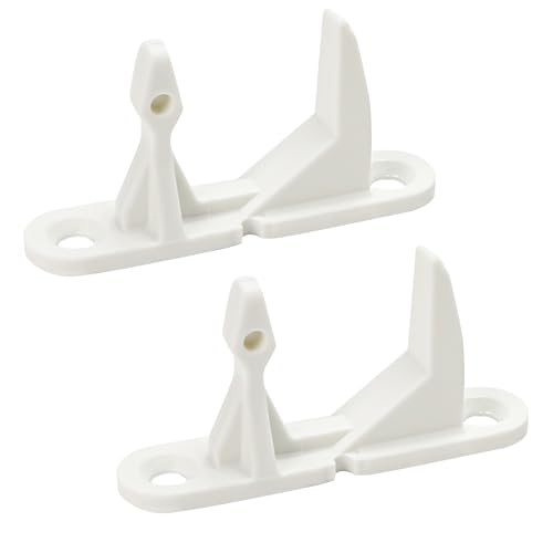 2 Pack Washer Door Striker Lock Latch Replacement Parts for Frigidaire Affinity 131763310 - Front Load Catch Fits for Gibson for Kenmore - Replaces 131763300 AP3580441 PS890617 - Easy to Install