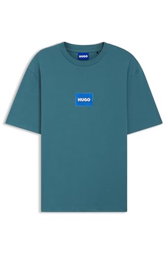 Hugo Men's T-Shirt, Turquoise/Aqua 449, XL