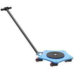 Amarite Machine Skates 8800lbs Capacity-Heavy Duty Machinery Mover with 5X 360° Swivel Rollers for Industrial Use - Equipment Skates for Warehouse and Workshop Transporting