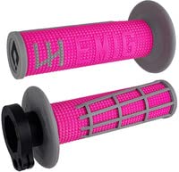 MOTOMXHOUSEODI Emig 2.0 - V2 Lock-On Grips – PINK/GREY
