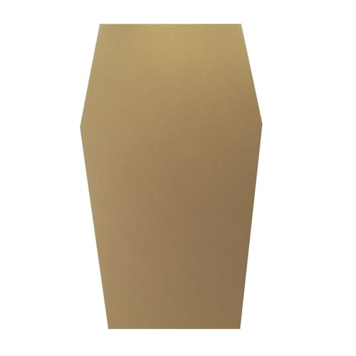 petbye Karton Tiersarg mit Satin Innenverkleidung - Größe XXL für große Haustiere 80x44x25 cm Haus-Tiersarg für Erdbestattung und Feuerbestattung Fester Papp-Sarg Tier-Sarg Extrastabil