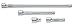 SK 4514 4 Piece 1-1/2-Inch, 3-Inch, 6-Inch and 12-Inch 3/8-Inch Drive Extension Set