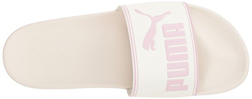 Image of PUMA Women's Leadcat Slide Sandal, Whisper White-Winsome Orchid, 10 M US