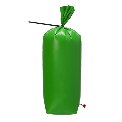 Yardenfun Bolsa de Riego por Goteo para Árboles y Arbustos PVC Resistente Liberación Lenta Sistema Automático para Jardín Bolsa de Agua Verde Ligera y Duradera