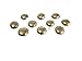GOLD ROCK Push Pin Set - 10pc Handmade Decorative Memo Board Office Tacks