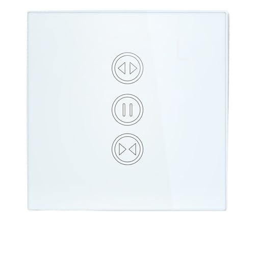AYJYZHIAG Smart Life-Cortinas con WiFi, Interruptor de persiana Enrollable, Motor eléctrico for el hogar, Control por Voz Alexa, casa Conectado(White 4 Pack)
