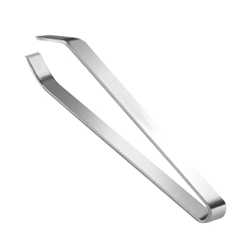 Pinzas de espiga de acero inoxidable de 4,2 pulgadas, pinzas pequeñas de cocina, clip de pescado inoxidable, esta herramienta de acero inoxidable elimina las espinas con precisión al cocinar en la