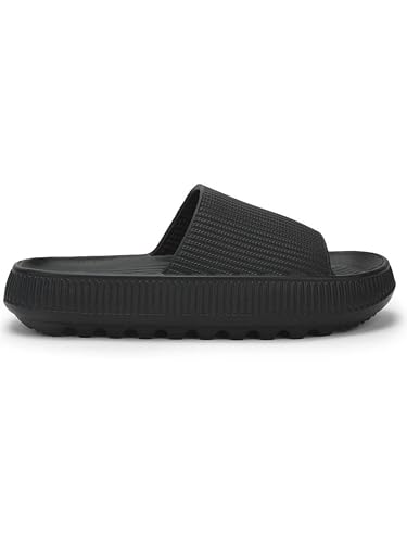 Image of Aqualite NEO-354 Women's Slides Slippers | Slip-On Comfort Flat Base Flipflop Anti-Skid, Lightweight & Easy to Wear | Casual Home & Outdoor Sandals for Women