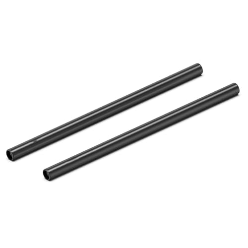 Karlass 15mm Rod 12 Inch 2 PCS, Aluminum Alloy, M12 Inner Thread (12