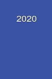 2020: Buchkalender 2020 A5 Blau (German Edition)
