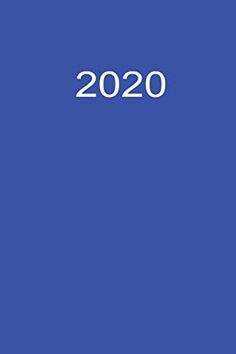 2020: Buchkalender 2020 A5 Blau (German Edition)