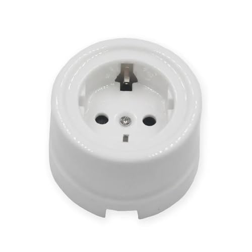 Interrupteur rotatif mural compact blanc avec boîtier saillie robuste - 2