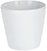 KOTARBAU® Keramik Blumentopf Übertopf ⌀ 16 cm Klassisch Weiß Glatt