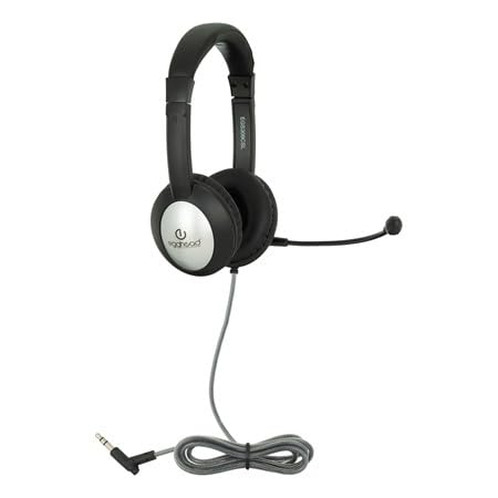 Image of Egghead Skylab LED Gaming & Multimedia Headset with Volume Control, Mic Mute, Noise-Reducing Ear Cups, Adjustable Headband, 7-Foot Braided Cord, USB Powered LED Lights, Pack of 10
