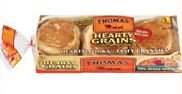 Thomas' Hearty Grains 100% Whole Wheat English Muffins, 12 Oz (Pack Of 2) #TOP16