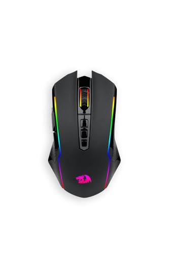 Mouse Gamer Redragon Ranger Lite, Wireless, RGB, 9 Botões Programáveis, 8000DPI, Preto - M910-KS