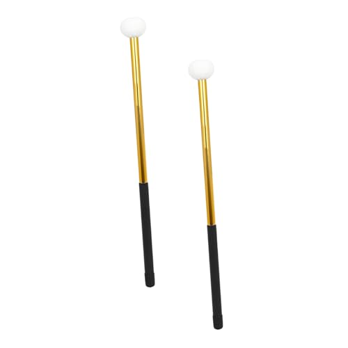 Baquetas profesionales Abaodam con cabeza de fieltro y aleación para percusión, duraderas, para batería, snare, jazz y tambores de marcha, agarre suave y uso versátil