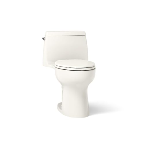 KOHLER 30810-96 Santa Rosa One-Piece Compact Elongated 1.28 Gpf Toilet With Revolution 360 Swirl Flushing Technology
