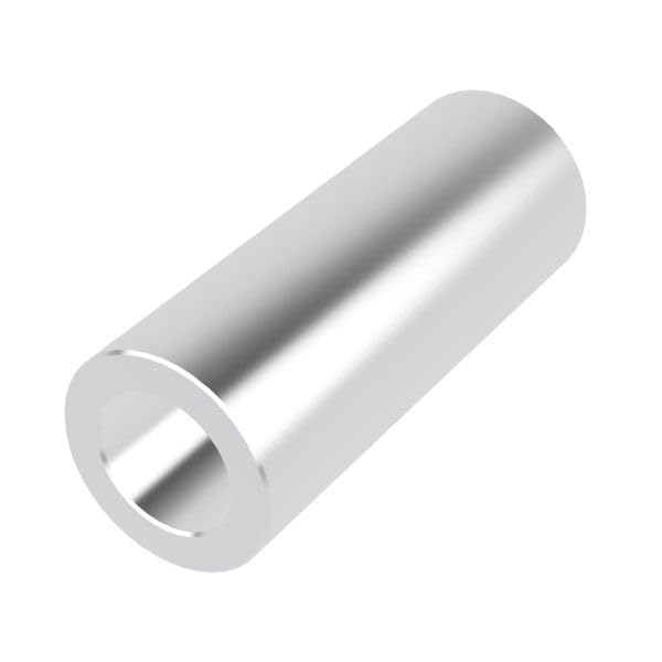 Aluminum Spacer 1/2" OD x 5/16" ID x Many Lengths Round by Metal Spacers Online (1-5/16" Length, 100) — image 1