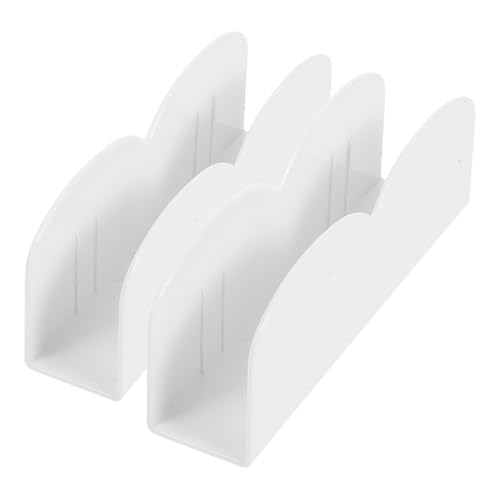 HOUDERCO 2 Clips Estabilizadores para Parque Infantil de Ñiño en Abs Blanco, Soporte Antideslizante para Barreras de Seguridad en Casa y Viajes, Evita Plegado y Ofrece Máximo Soporte