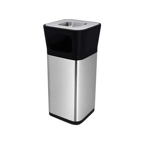 Poubelles d'extérieur en Acier Inoxydable élégantes et durables pour hôtels et commerces