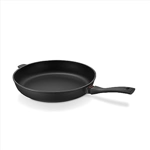 Alva Energy Nonstick Frying Pan Skillet, Nontoxic, PFAS Free Cast Aluminium Non Stick Fry Pan for Cooking, Omelette Pan, Electric Frying Pan, Suitable as Induction Cookware (12.6″ Frying Pan)