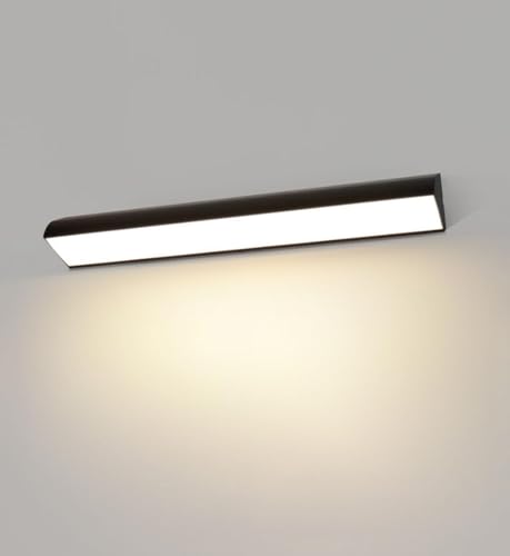 Lampe murale noire LED 150cm en aluminium au design architectural haut de gamme