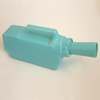 Spill Proof Male Urinal Aqua Color by Norco