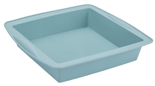 Dr. Oetker Silikon-Browniebackform Vintage Oster Manufaktur Hochwertiges Platinsilikon Antihaft Vielseitig für Desserts & Teige Pastellgrün