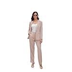 Women's Suits for Work Professional, 2 Piece Office Work Suit Set, Slim Fit One Button Blazer Jacket and Pants Set - Image 4