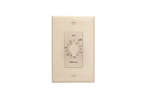 Nsi A Series Springwound Auto Off In-Wall Time Switch, 30 Minute Timer Length, Light Almond #TOP3