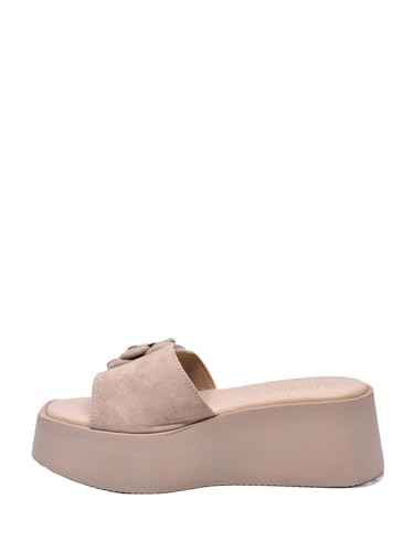 Sandales compensées élégantes style chic femme beige Cb65778-c