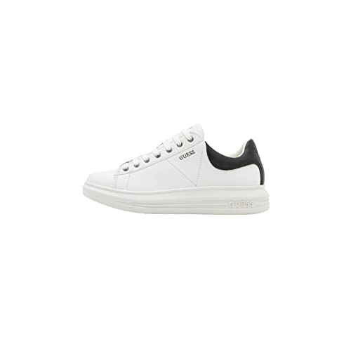 Punta arrotondata GUESS Vibo CARRYOVER, Sneaker Uomo, Whblk, 43 EU