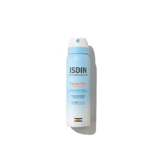 ISDIN Fotoprotector Facial Mist SPF50, Protector Solar facial en spray formato bruma ultrafina e invisible, Protege, hidrata y refresca tu piel, 100ml