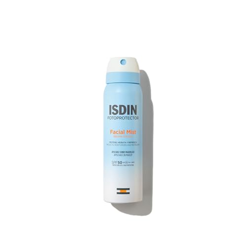Miniatura 8 de ISDIN Fotoprotector Facial Mist SPF50, Protector Solar facial en spray formato bruma ultrafina e invisible, Protege, hidrata y refresca tu piel, 100ml | Formato bruma ultrafina, Invisible, Protege e hidrata, Refresca la piel