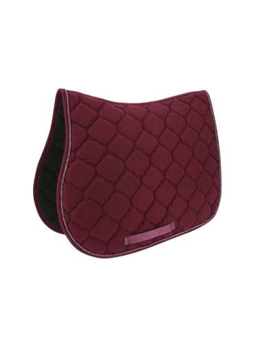 RIDING WORLD Tapis Rope - Couleurs - Bordeaux, Taille Equipement Cheval - Cheval