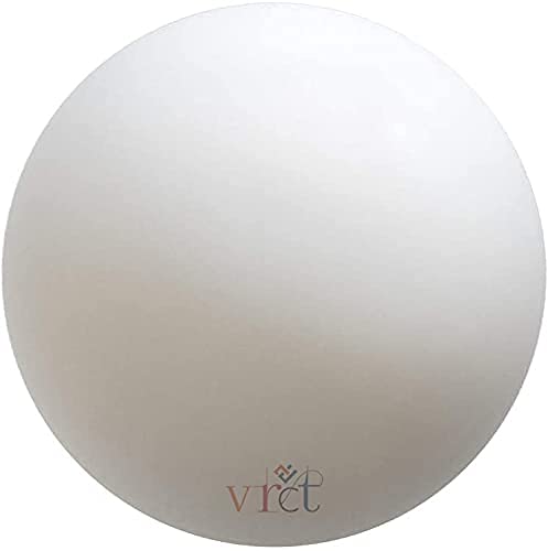 VRCT Glass Shade for Modern Pendant Light Wall Lamp Globe Shape (White) (Only Glass + Tri Color LED) (B09GVZPK2F) Amazon Price History, Amazon Price Tracker