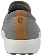 ECCO Men's Soft 7 Slip ON 2.0 Sneaker, Wild Dove Nubuck/Lion Perforated, 9-9.5 | Image 2